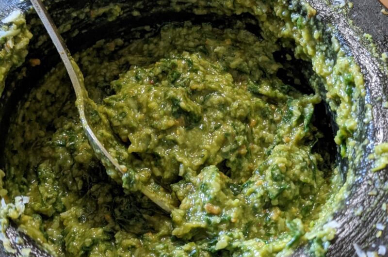 Homemade pesto 